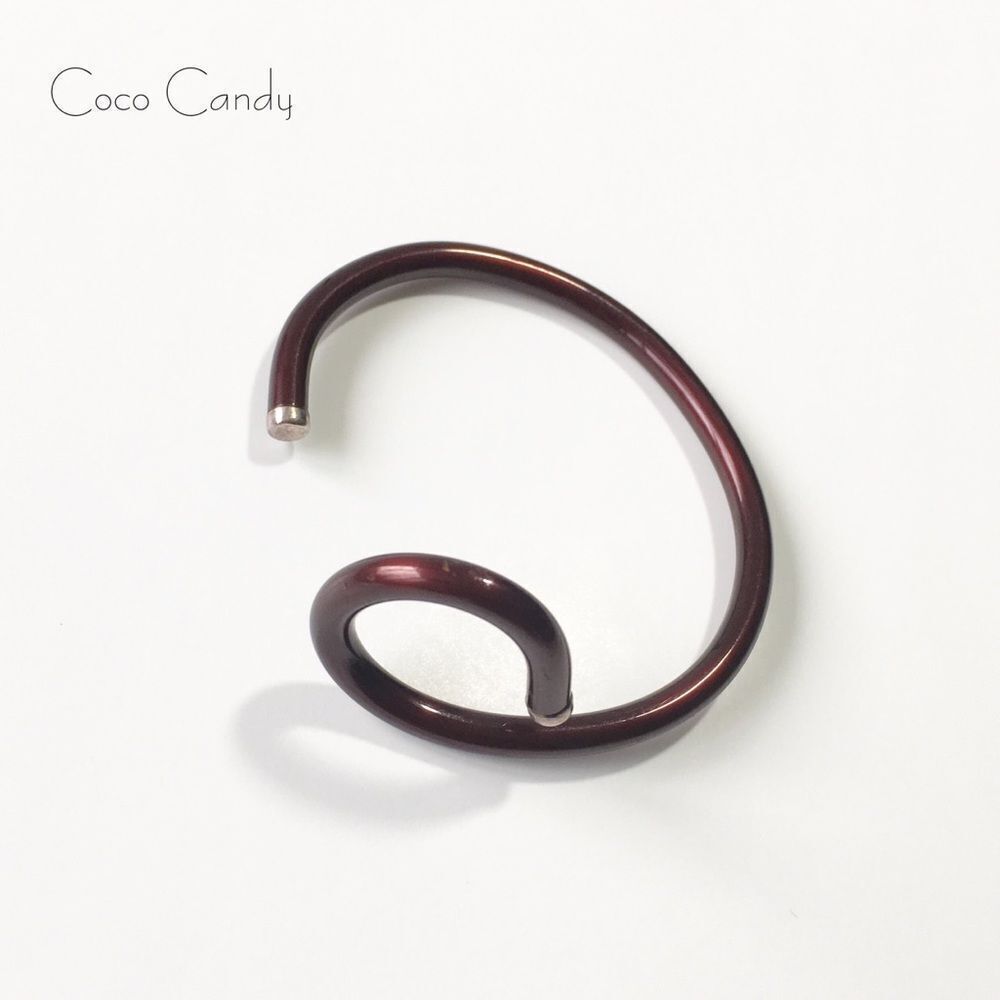 Adjustable Brown Bangle Bracelet - image 2